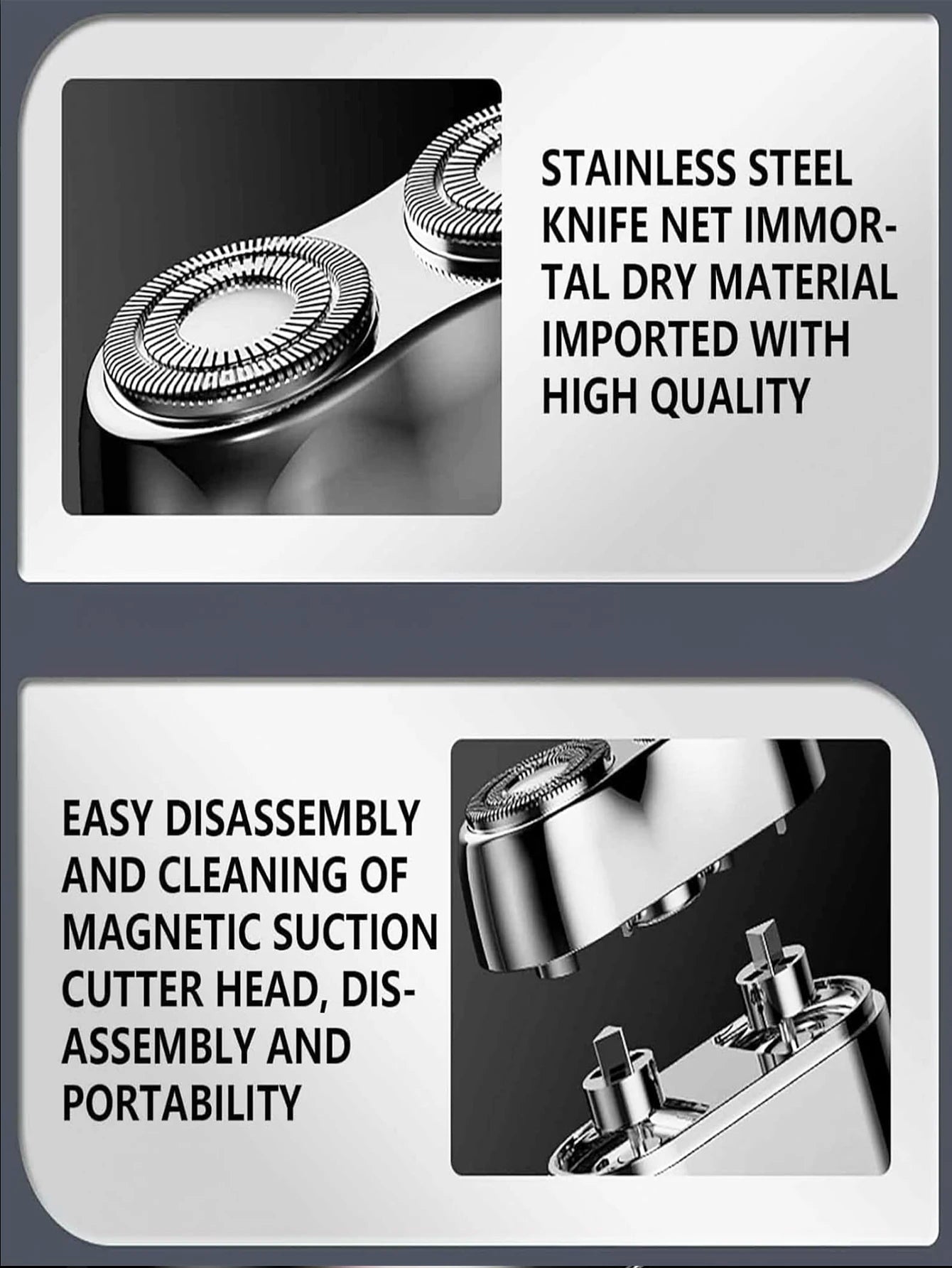 Electric Mini Travel Shaver for Men - Pocket Size Washable Electronic Razor - Mens Rechargeable Portable Cordless Shaving